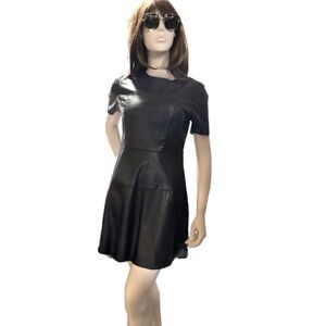 One Clothing Faux Leather Dress